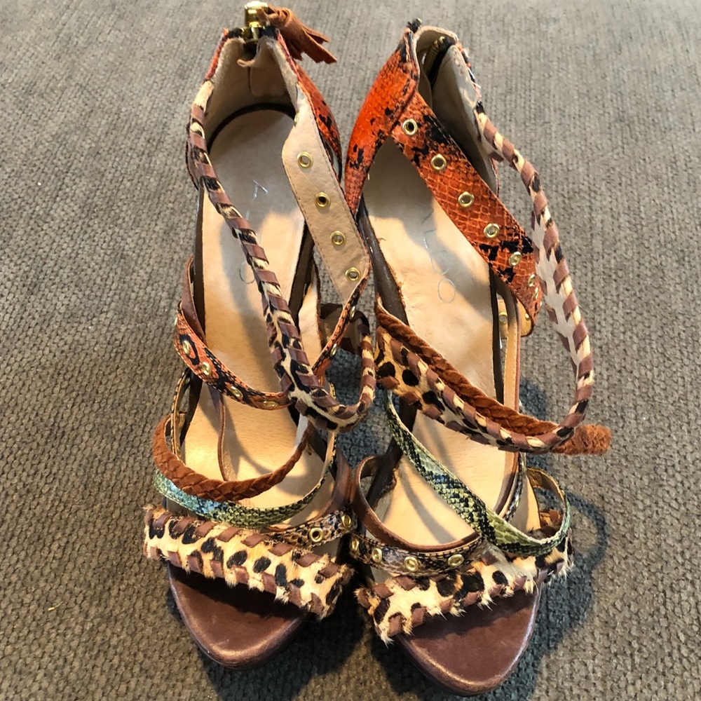 Aldo Animal Print Heel - Picture 3 of 7